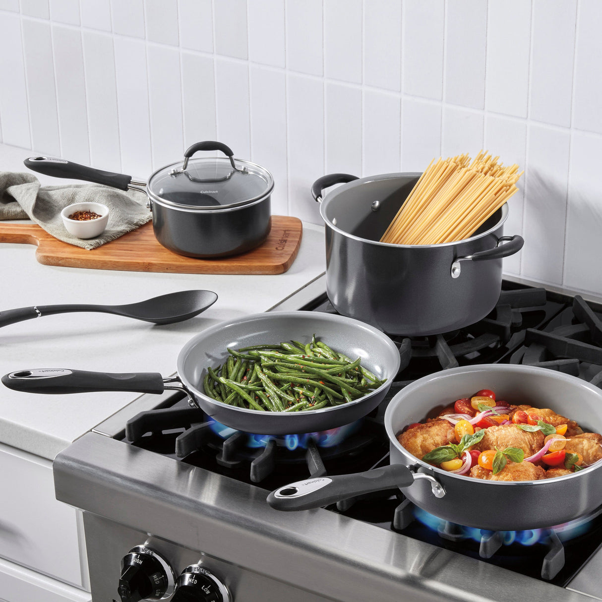Cuisinart 11-Pc Advantage® Ceramic Nonstick Set, Black
