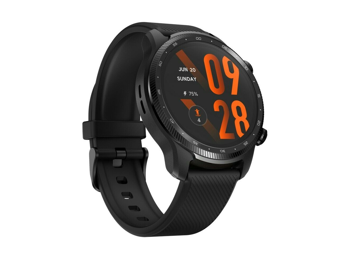 TicWatch P1034001600A Pro 3 Ultra GPS Smart Watch Black