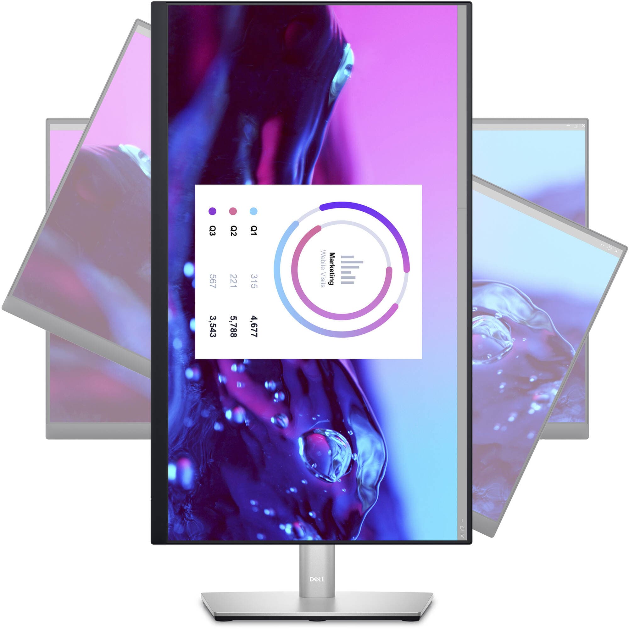 Dell 22" Full HD WLED LCD Monitor - C Grade Certified Refurbished