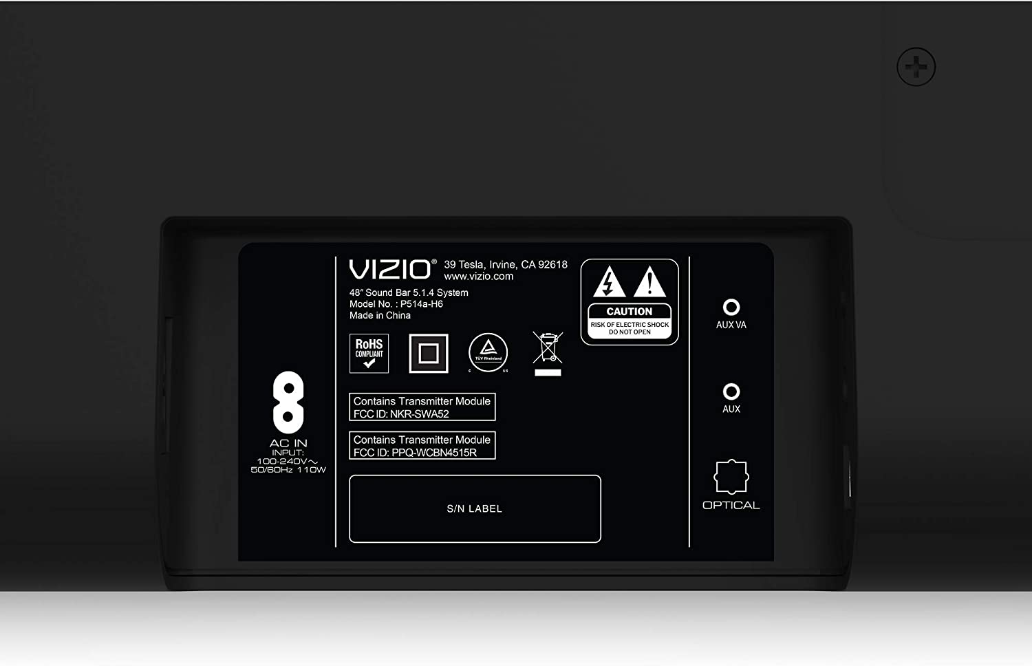 Vizio Elevate 48" 5.1.4 Dolby Atmos Sound Bar System - Certified Refurbished