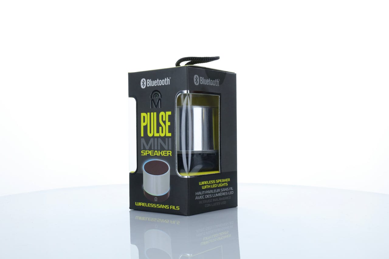 Pulse Mini Bluetooth Speaker 2 Pack Black, Silver or Gold