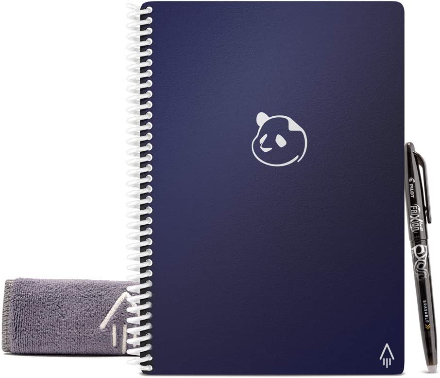 Rocketbook Panda Planner Smart Reusable Planner- Dark Blue Letter