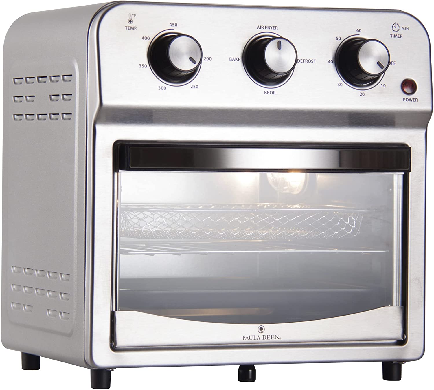 Paula Deen 12.6 Quart Convection Air Fryer Oven Silver