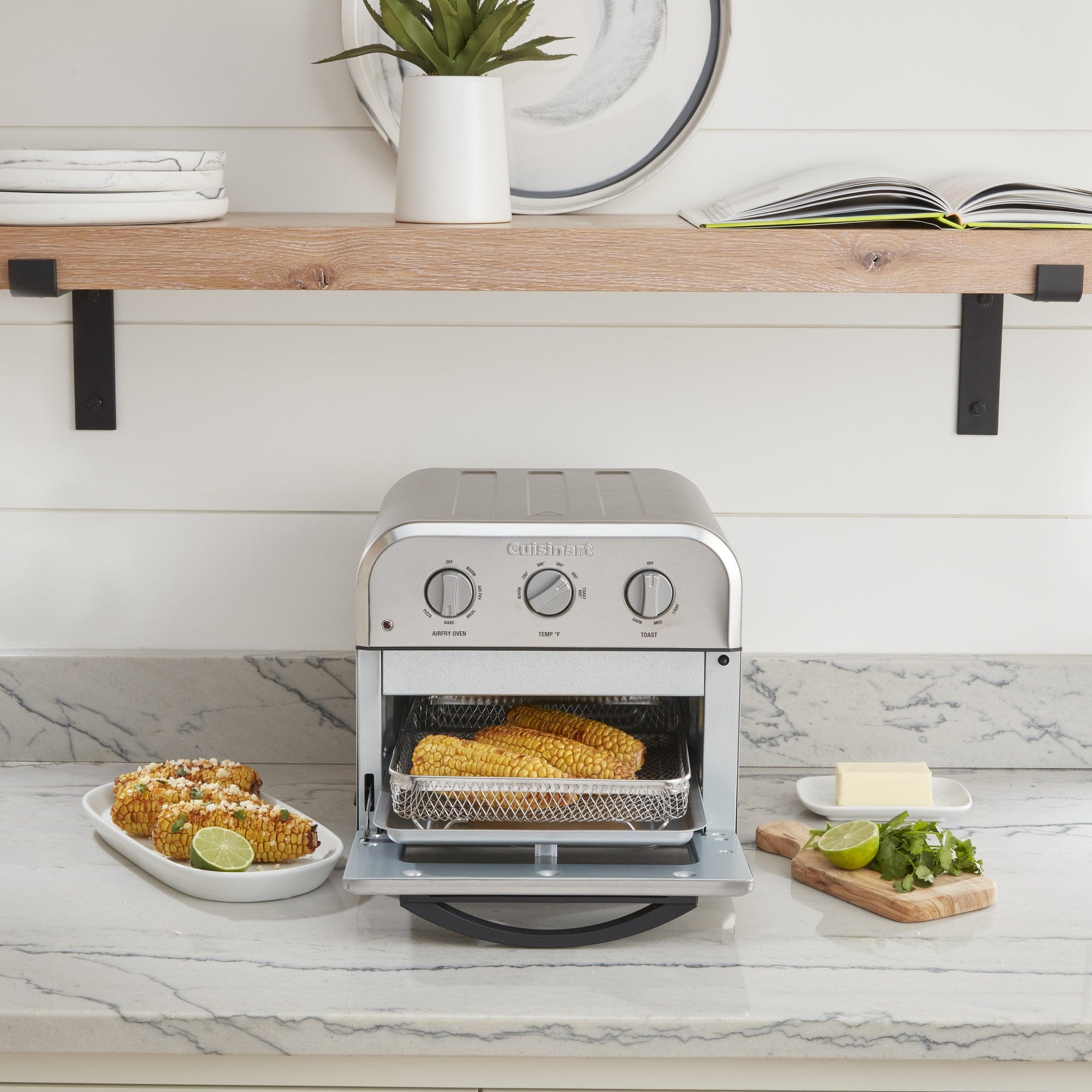 Cuisinart Compact Air Fryer Toaster Oven, Silver