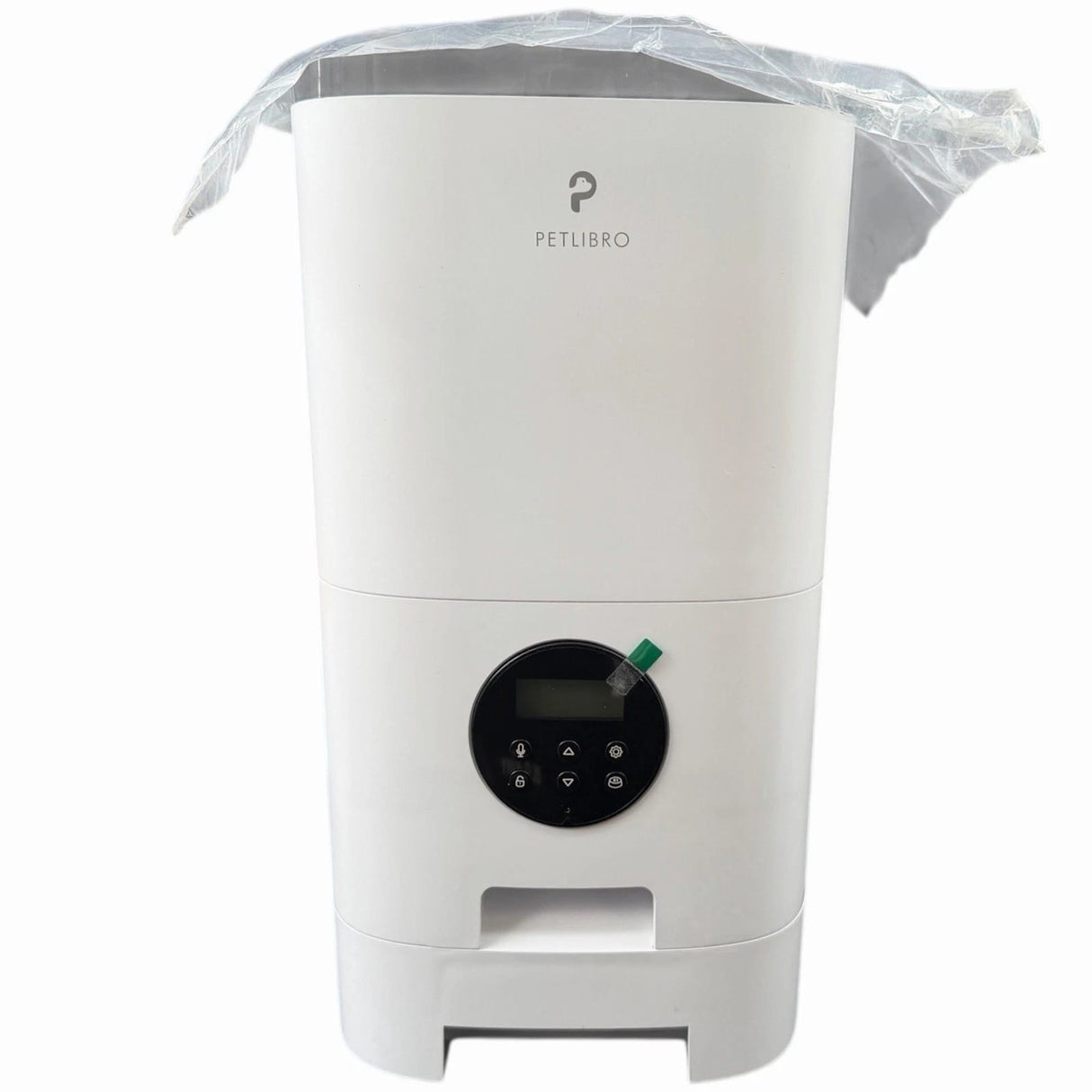 Petlibro 6L Automatic Pet Feeder, Customizable Feeding Schedule, Auto Dry Food Dispenser, White - Certified Refurbished
