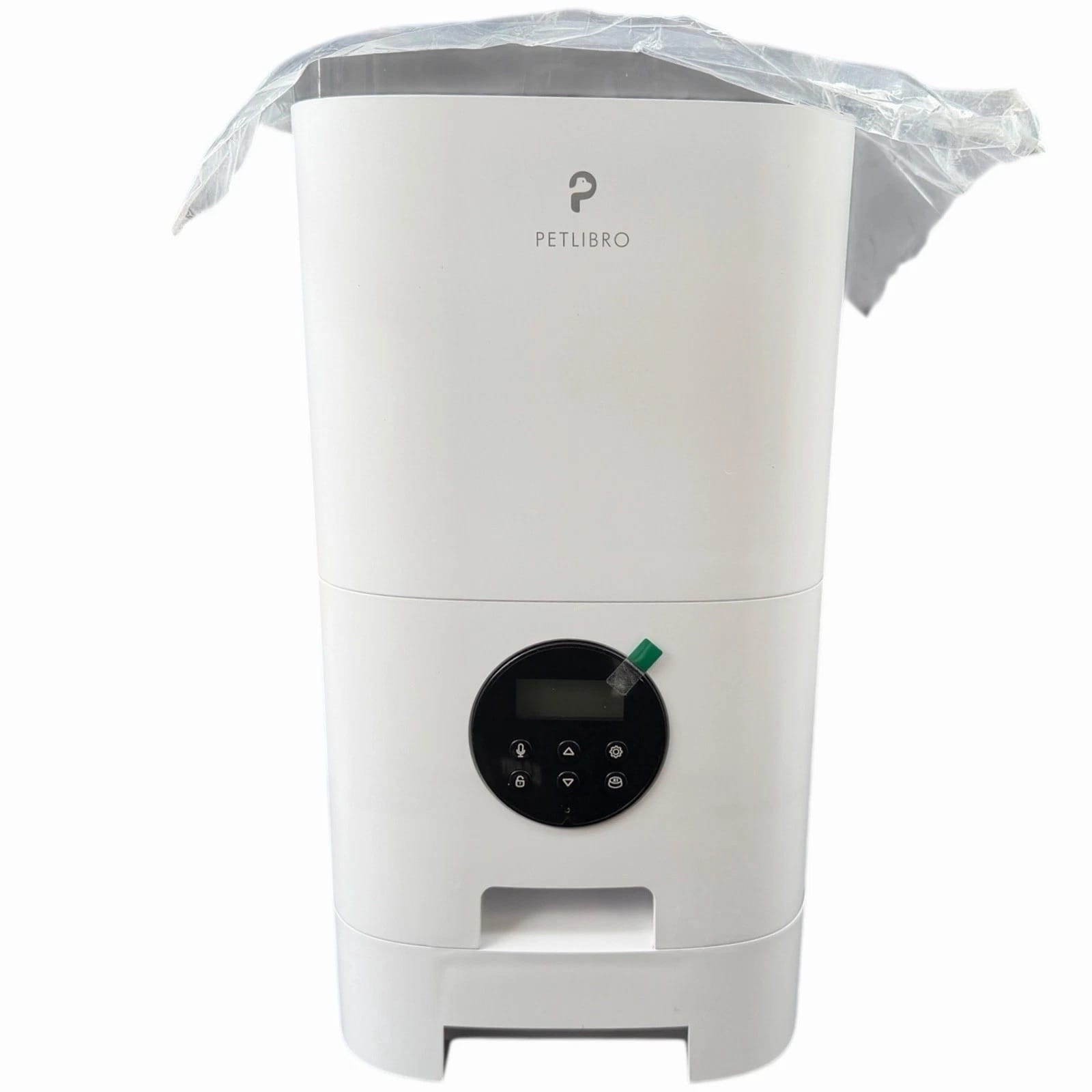 Petlibro 6L Automatic Pet Feeder, Customizable Feeding Schedule, Auto Dry Food Dispenser, White - Certified Refurbished
