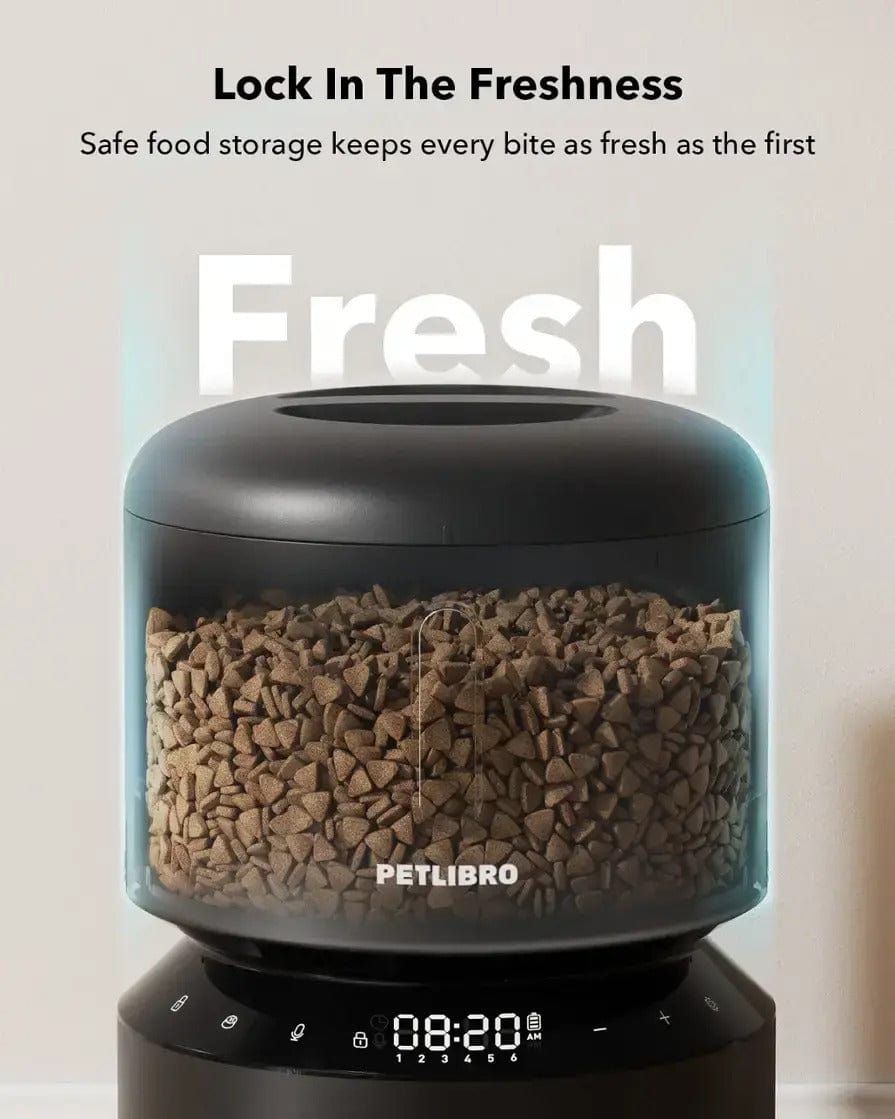 PETLIBRO Granary 3L Automatic Pet Feeder, Black - Certified Refurbished