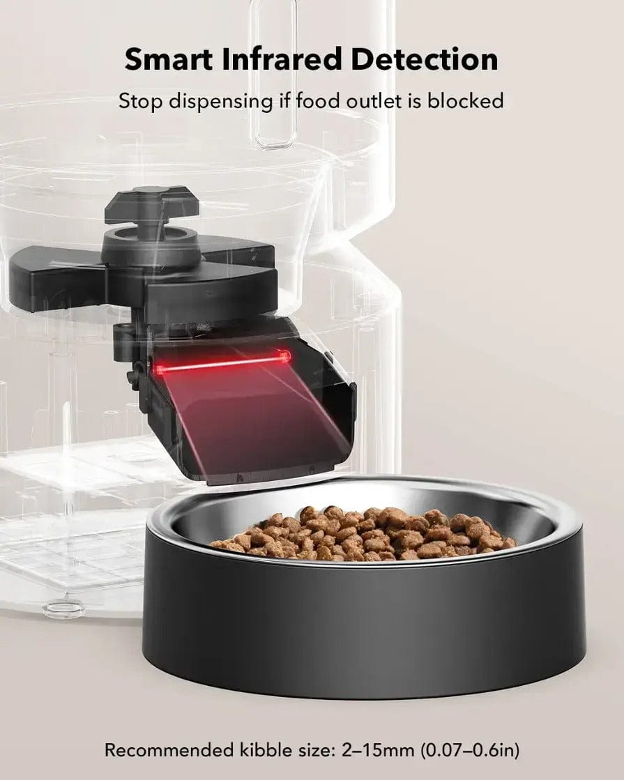 PETLIBRO Granary 3L Automatic Pet Feeder, Black - Certified Refurbished