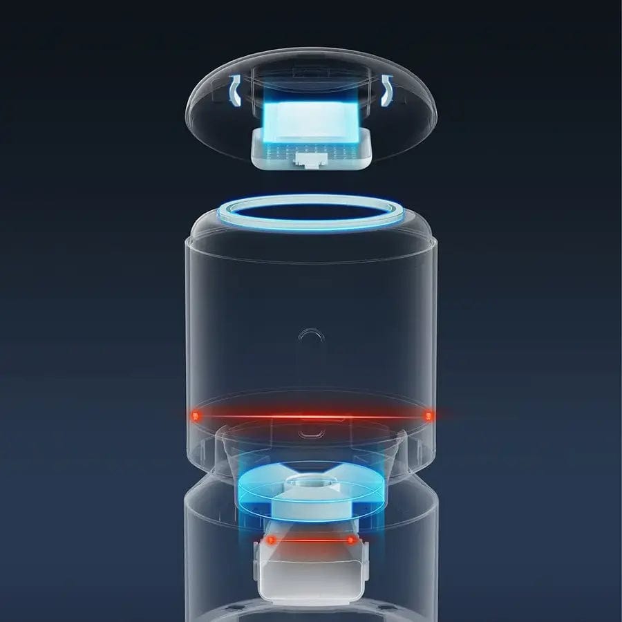 PETLIBRO Granary 5L Automatic Pet Feeder, Camera Monitoring, Double Tray, White - Certified Refurbished