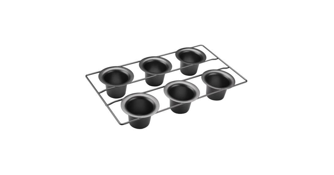 Cuisinart 6-Cup Popover Pan, Black
