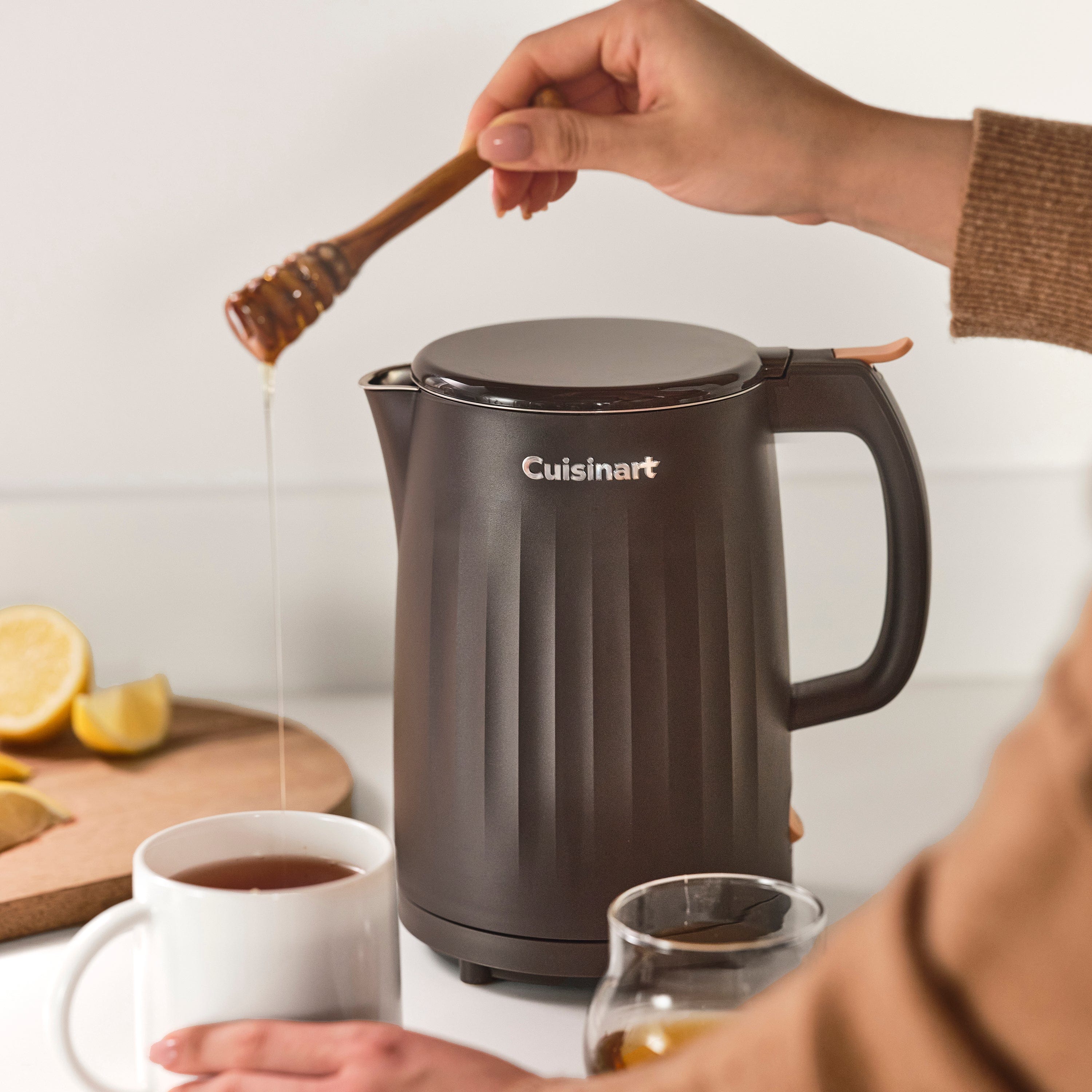 Cuisinart Soho™ 1-Liter Double-Wall Electric Kettle, Warm Black