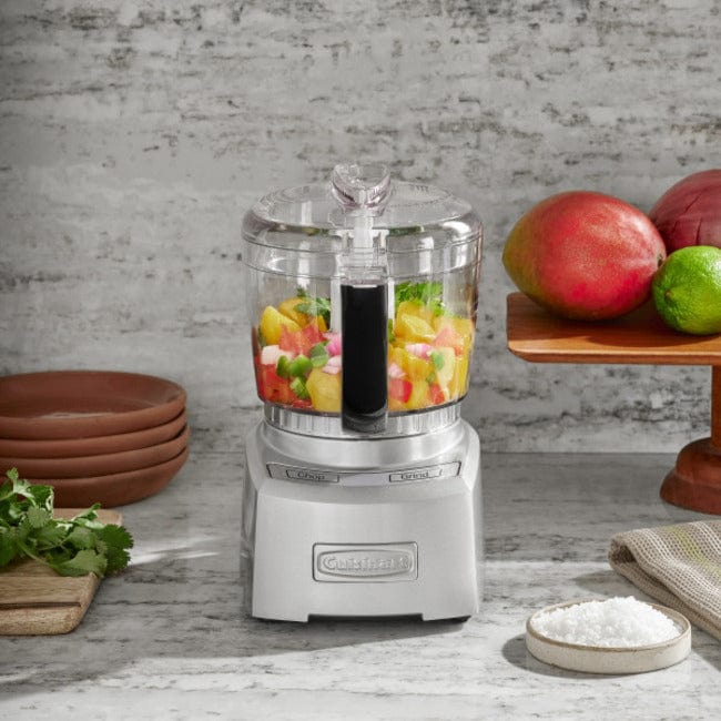 Cuisinart 4 Cups 350-Watt Silver Mini Food Chopper, Gray - Certified Refurbished