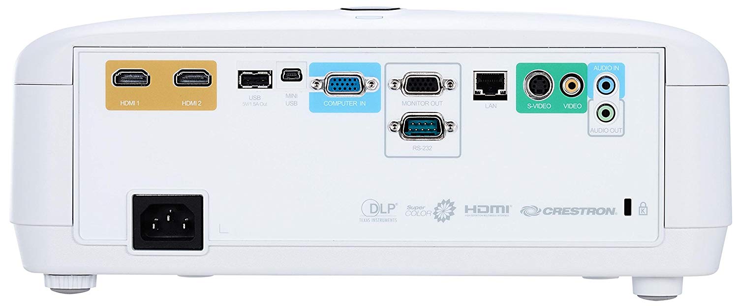 ViewSonic PS501W 3400 Lumens WXGA HDMI Short Throw Home and Office Projector