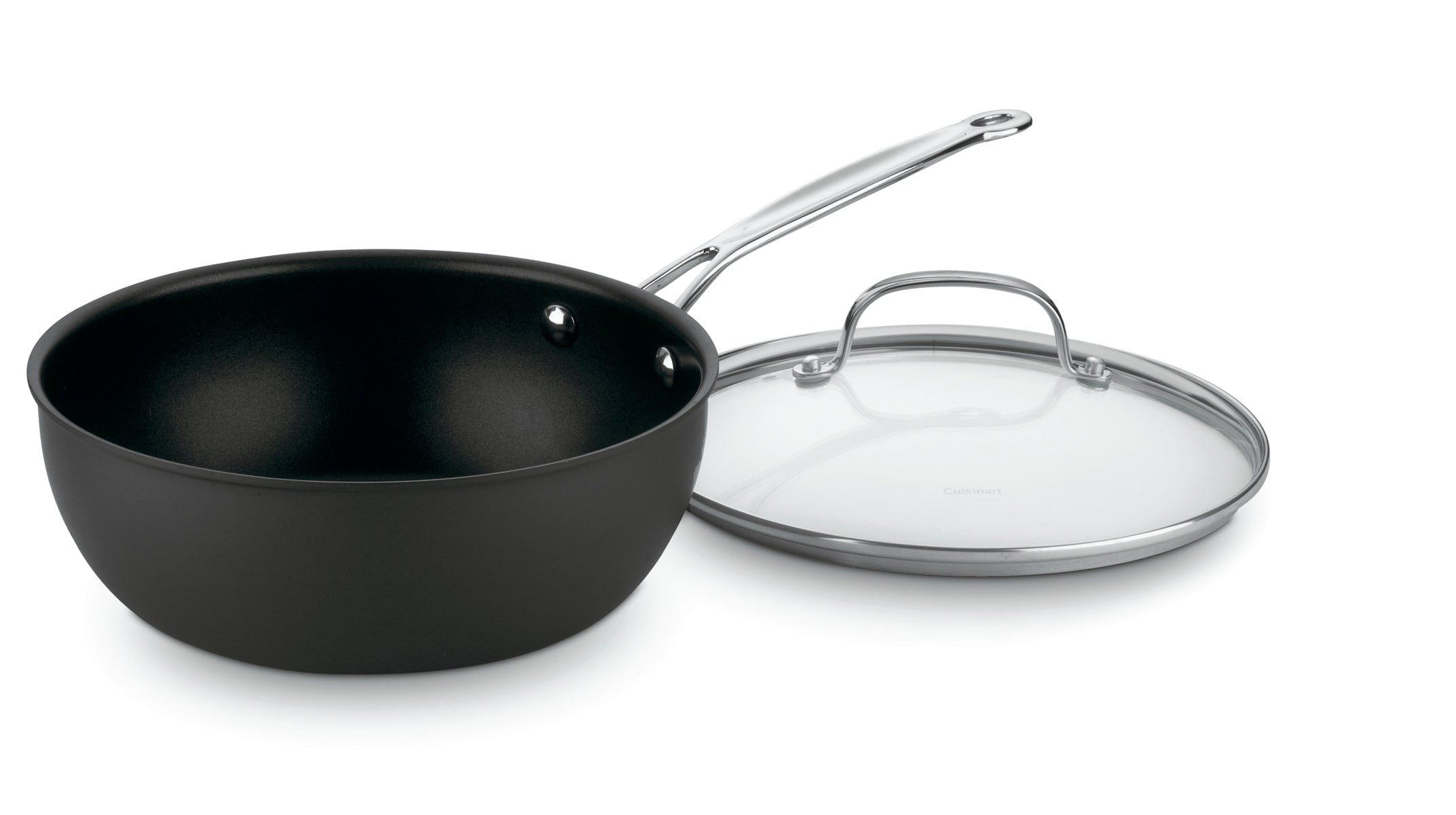 Cuisinart 3 Quart Chef's Pan with Cover, Black