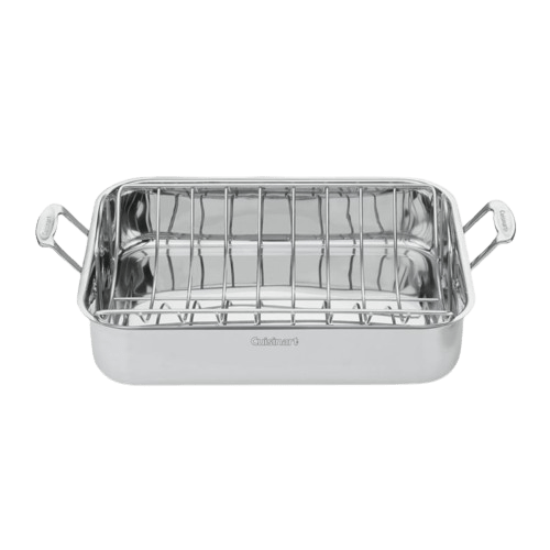 Cuisinart Chef's Classic™ Stainless 16" Roasting Pan with Rack, Silver
