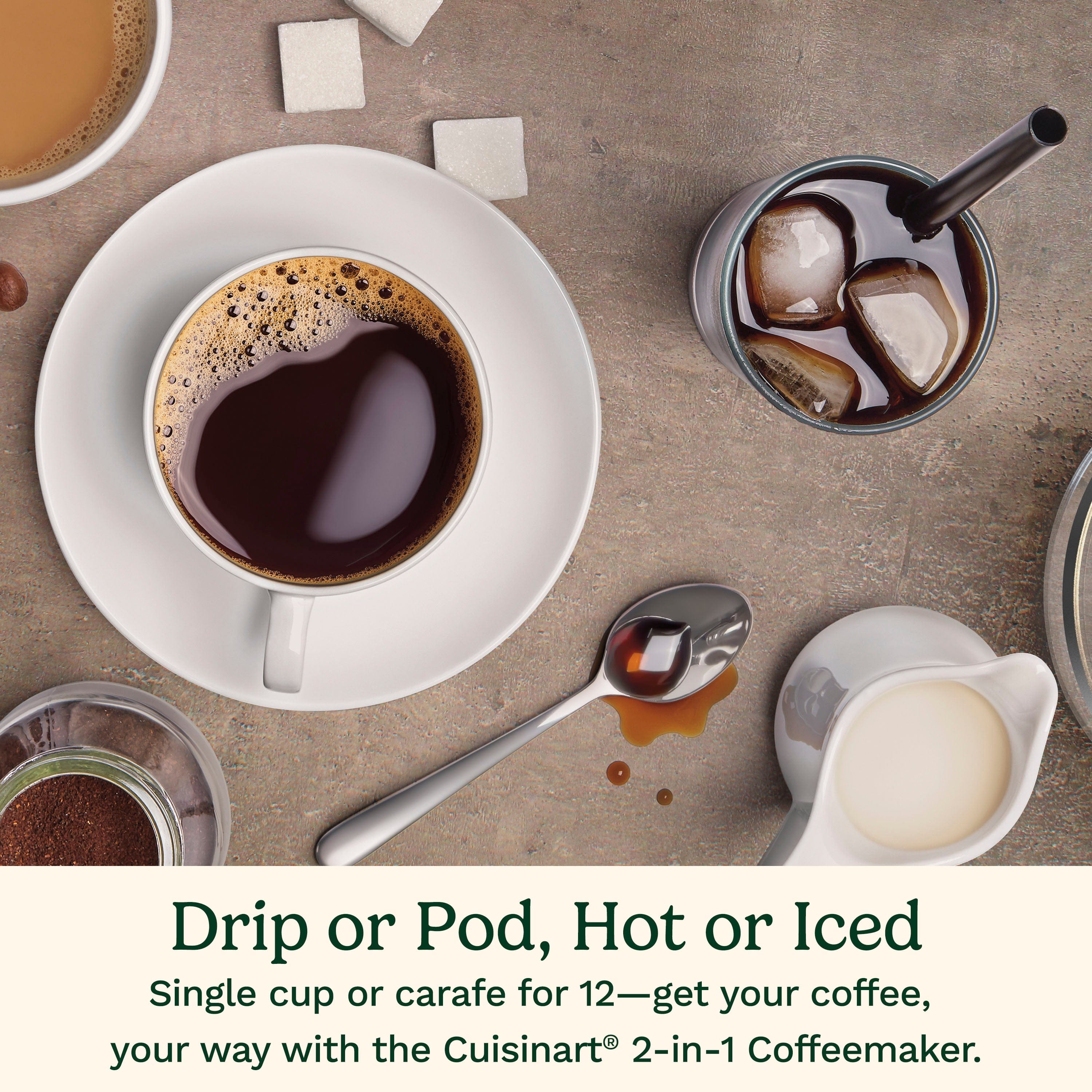 Cuisinart Coffee Center® 2-in-1 Coffee Maker, Silver