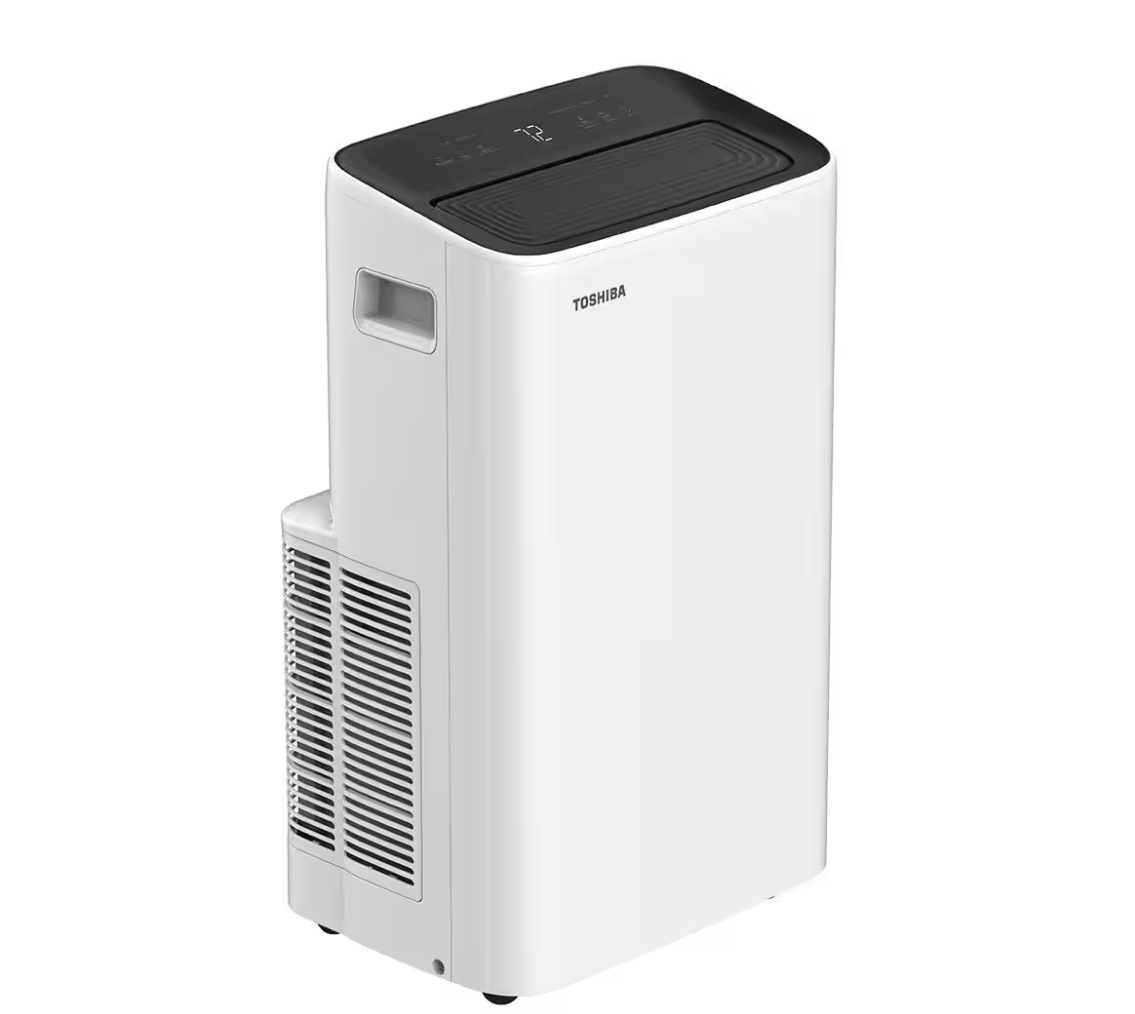 Toshiba 6,000 BTU (10,000 BTU ASHRAE) 115-Volt Smart Wi-Fi Portable Air Conditioner for Up To 250 Sq. Ft. - Certified Refurbished