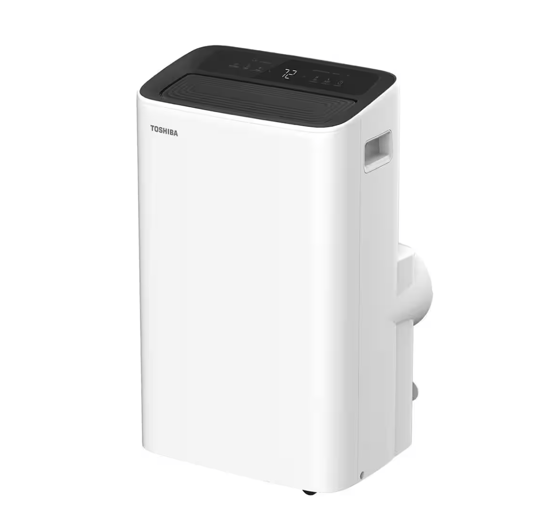 Toshiba 6,000 BTU (10,000 BTU ASHRAE) 115-Volt Smart Wi-Fi Portable Air Conditioner for Up To 250 Sq. Ft. - Certified Refurbished
