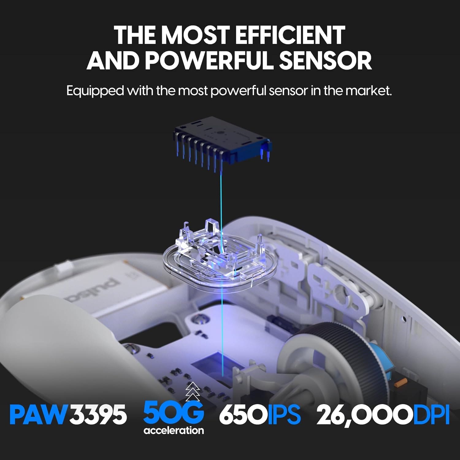 Pulsar X2 v1 Mini Wireless Gaming Mouse, White - Certified Refurbished