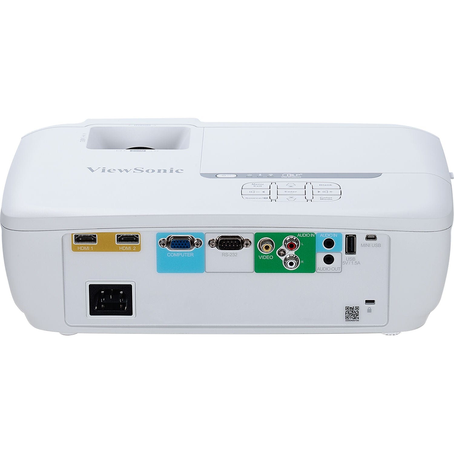 ViewSonic PX725HD-S Full HD DLP Home Theater Projector, 1920x1080 Resolution 2000 Lumens - Certified Refurbished