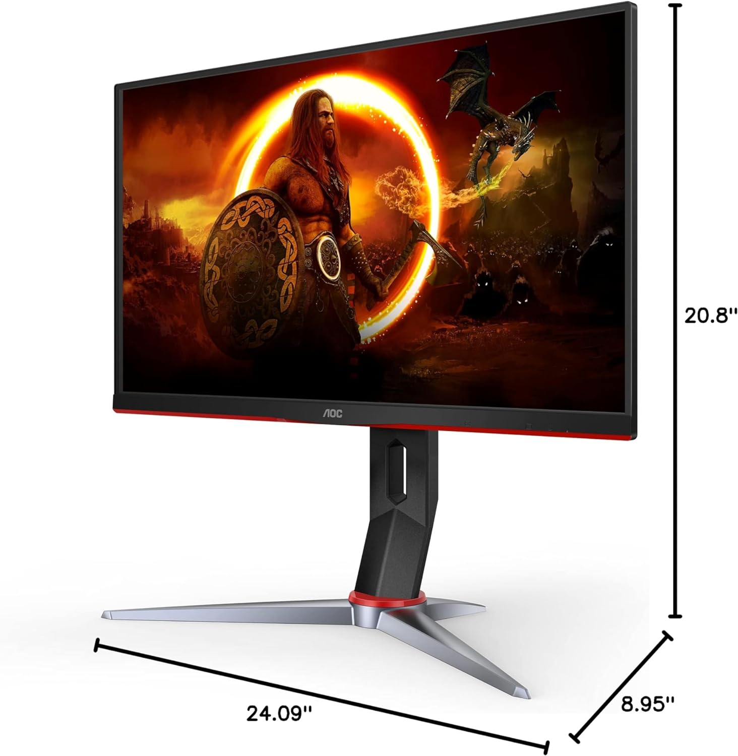 AOC 27" 2560 x 1440 144Hz QHD Gaming Monitor - Certified Refurbished
