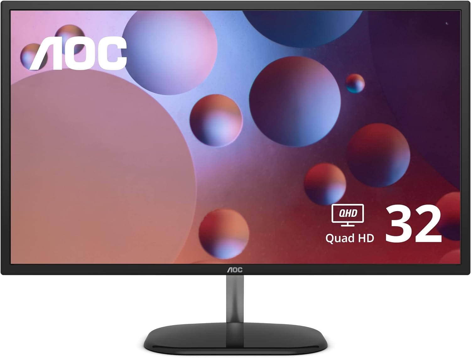 AOC 32" 2560 x 1440 60Hz QHD Monitor - Certified Refurbished