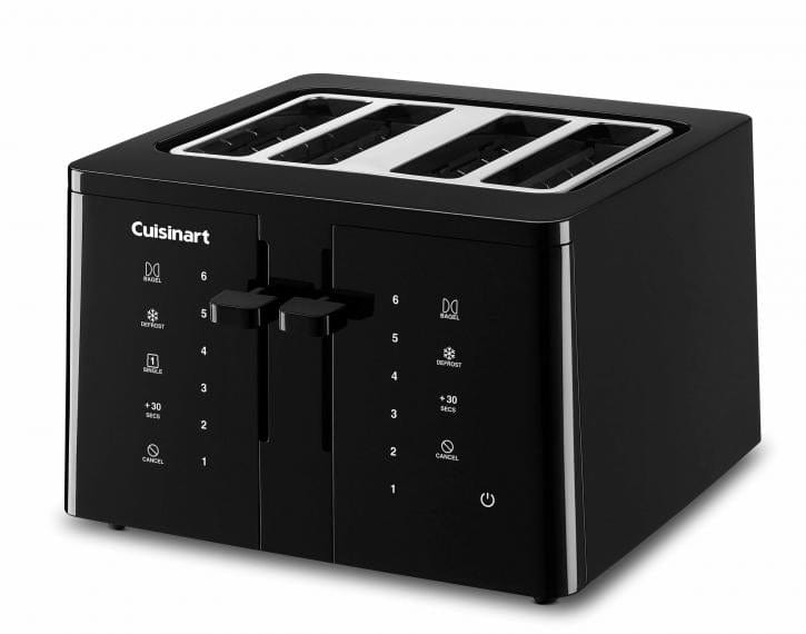 Cuisinart 4 Slice Touchscreen Toaster, Black