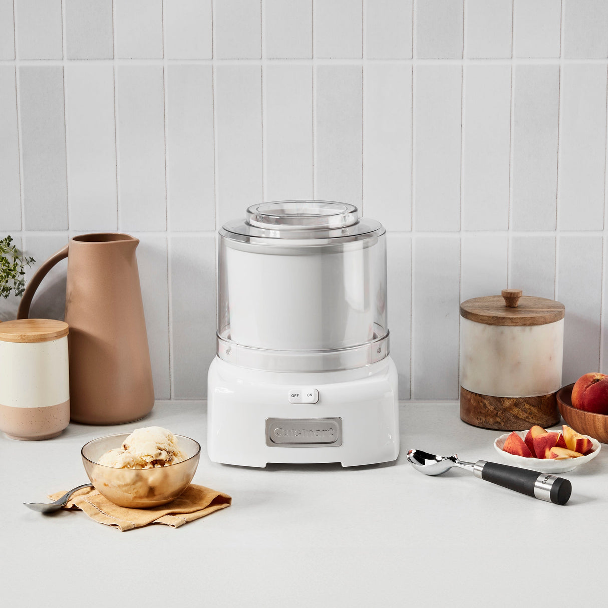 Cuisinart Frozen Yogurt - Ice Cream & Sorbet Maker, White