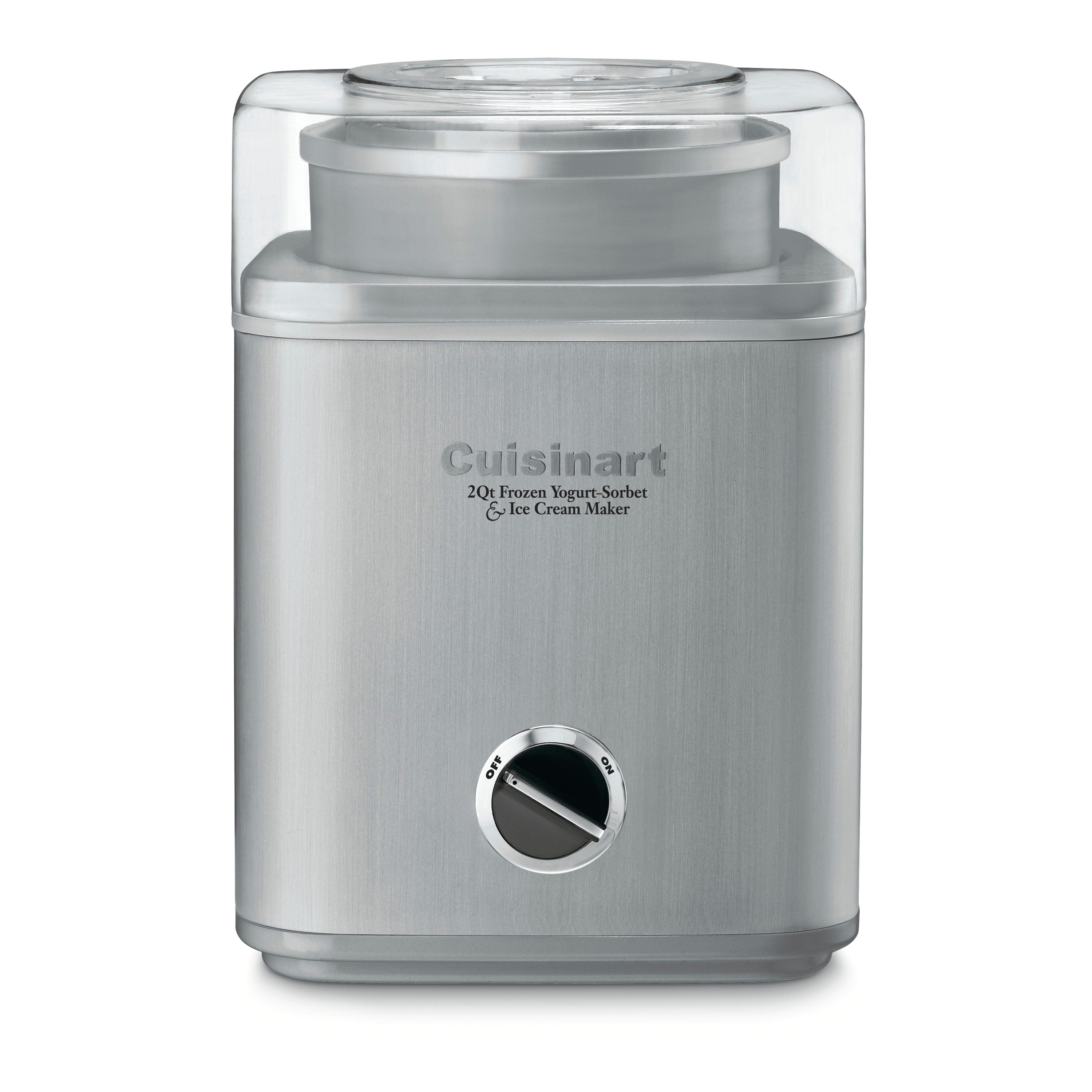 Cuisinart Pure Indulgence 2 Quart Frozen Yogurt-Sorbet & Ice Cream Maker, Silver