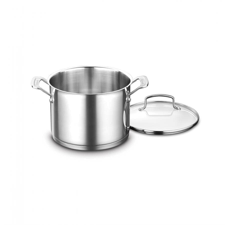 Cuisinart Professional Series™ Cookware 6 Quart Stockpot with Cover, Silver