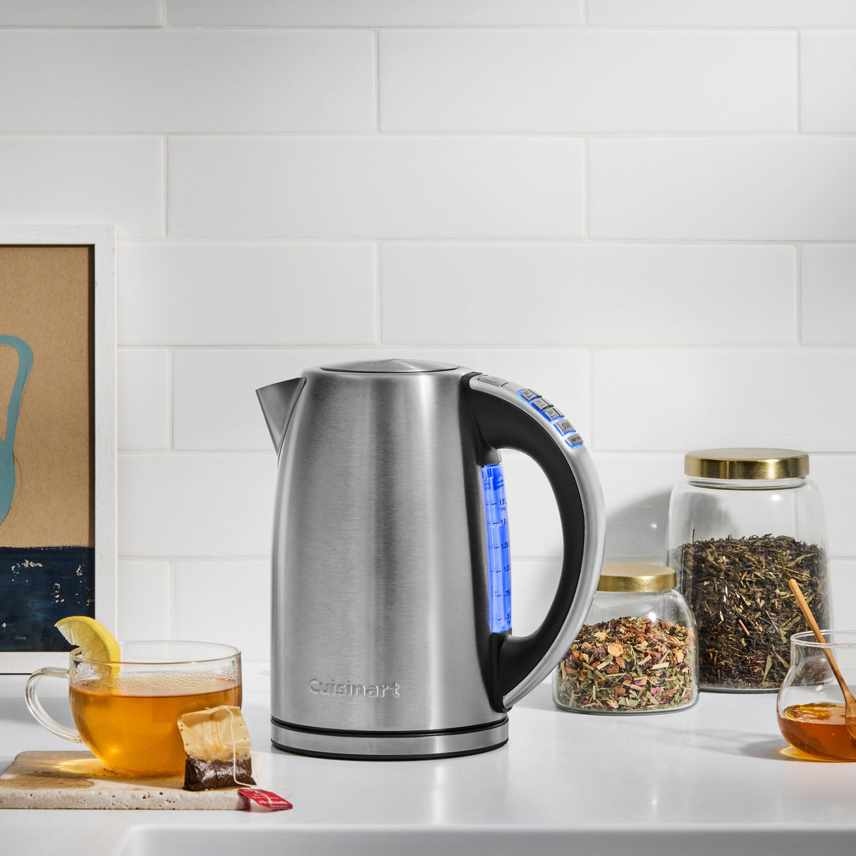 Cuisinart PerfecTemp® Cordless Electric Kettle, Silver
