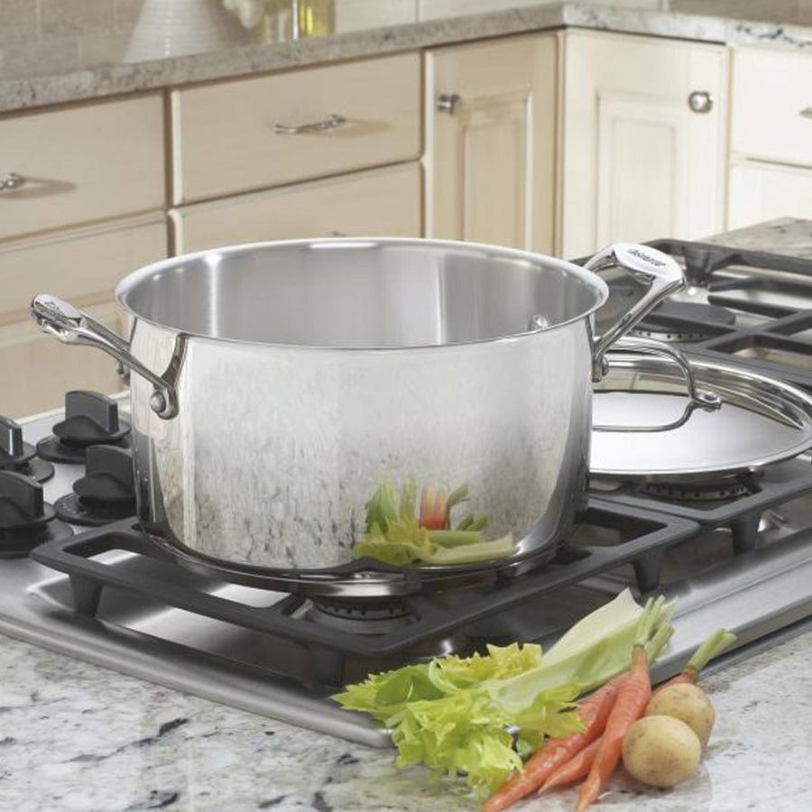 Cuisinart Chef's Classic™ Stainless 6 Quart Stockpot with Cover, Silver