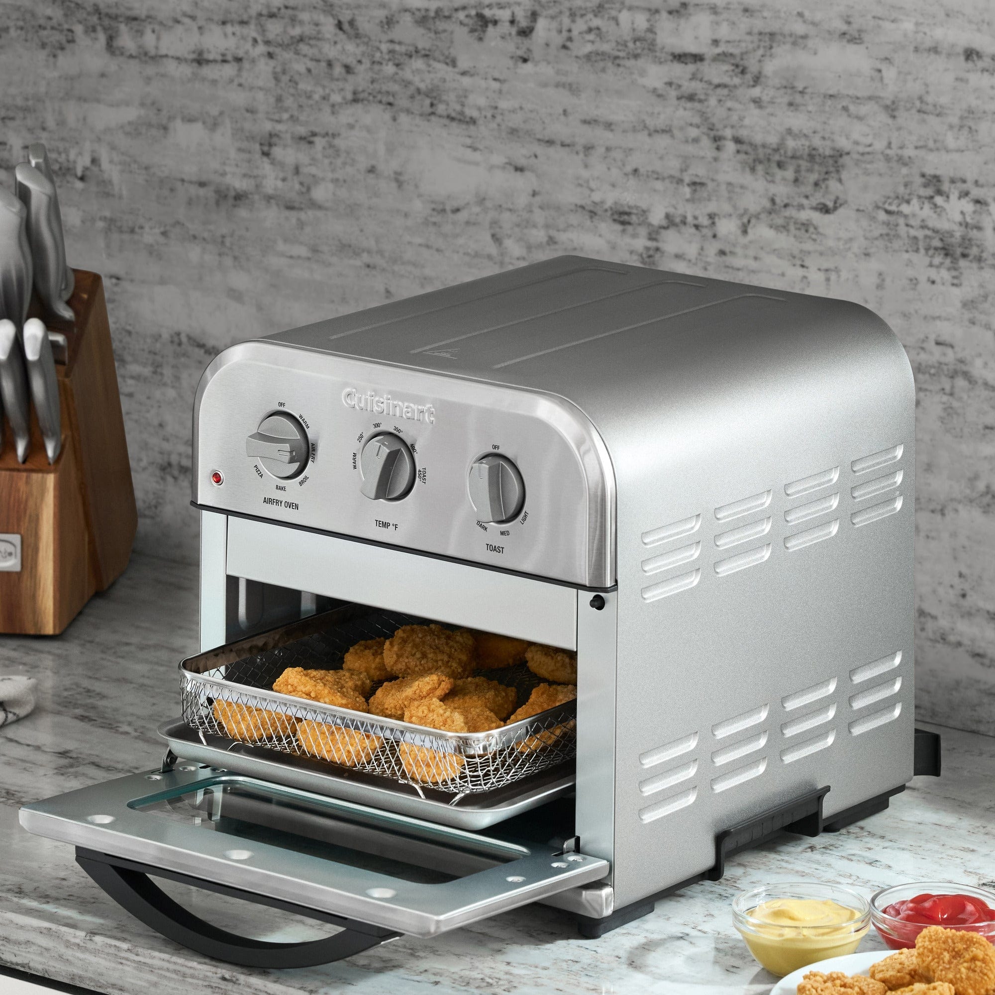 Cuisinart Compact Air Fryer Toaster Oven, Silver