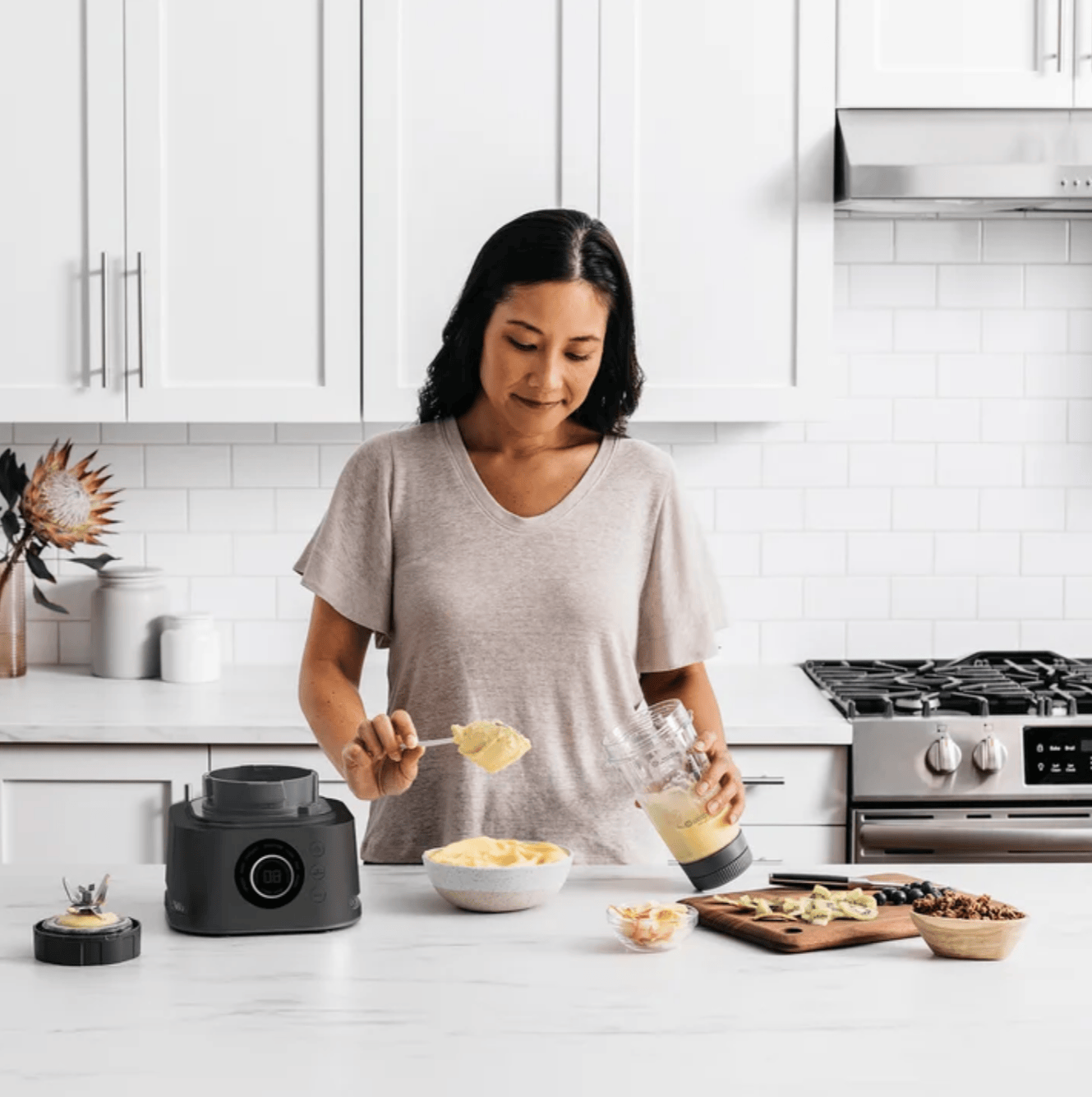Ninja Foodi Power Blender Ultimate System with XL Smoothie Bowl Maker and Nutrient Extractor - Certified Refurbished