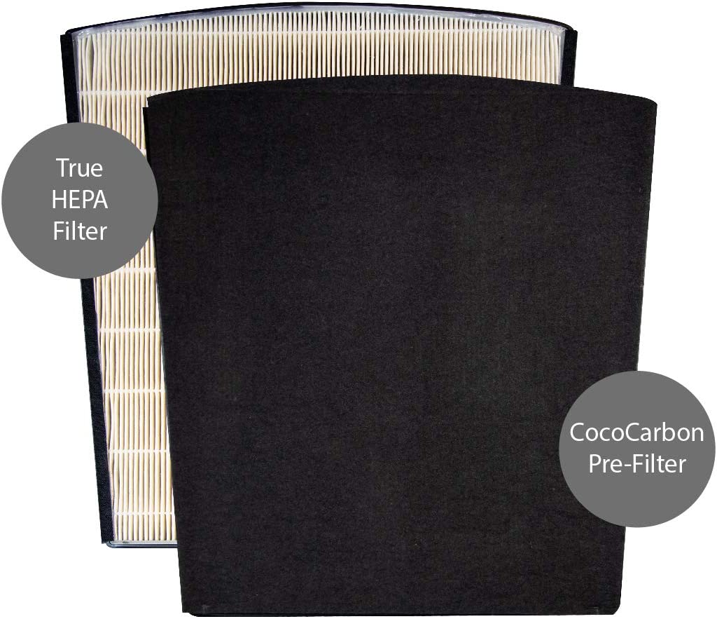 LivePure Bali Multi-Room True HEPA Console Air Purifier, Pearl White - Refurbished