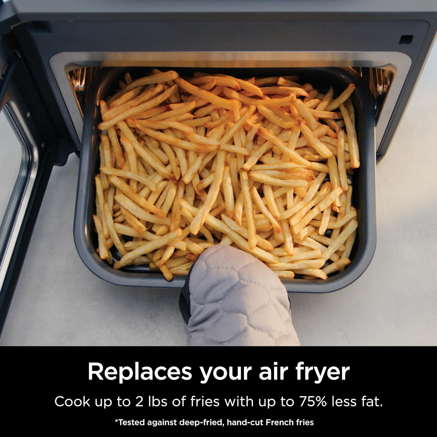 Ninja 14-in-1 Multicooker, Toaster Oven & Air Fryer, 15-Min Meals, 3 Accessories, Grey - Certified Refurbished