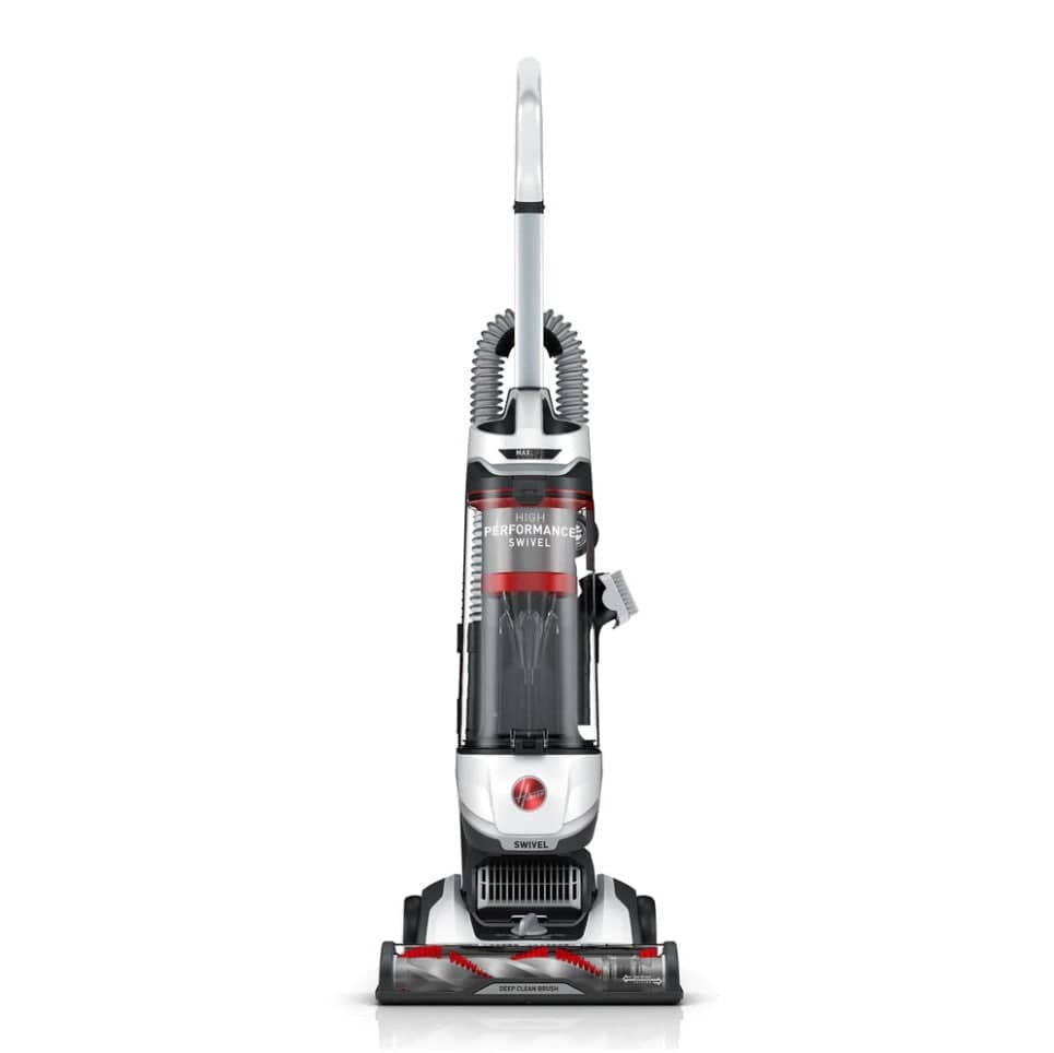 Hoover MAXLife Elite Swivel Vacuum Cleaner with HEPA Media Filtration, Bagless Multi-Surface Upright for Carpet and Hard Floors, UH75100, White Certified Refurbished