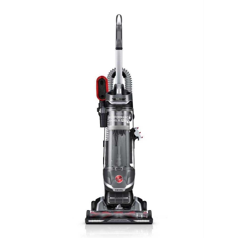 Hoover MAXLife Elite Swivel XL Pet Vacuum Cleaner HEPA Filtration for Carpets and Hard Floors, Grey - Certified Refurbished