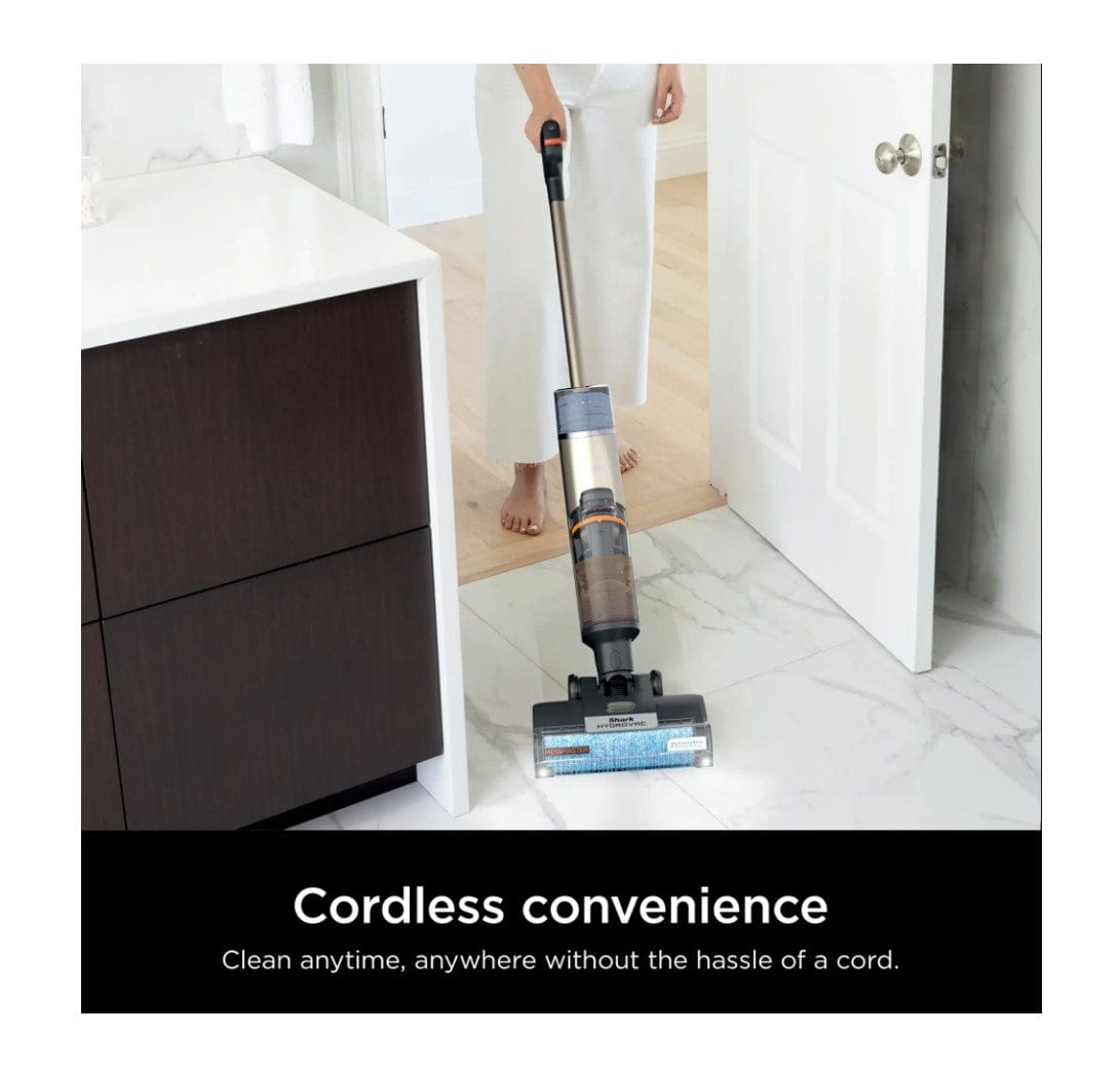 Shark HydroVac MessMaster Heavy Duty 3-in-1 Cordless Self-Cleaning Multi-Surface Cleaner with LED Headlights – Certified Refurbished