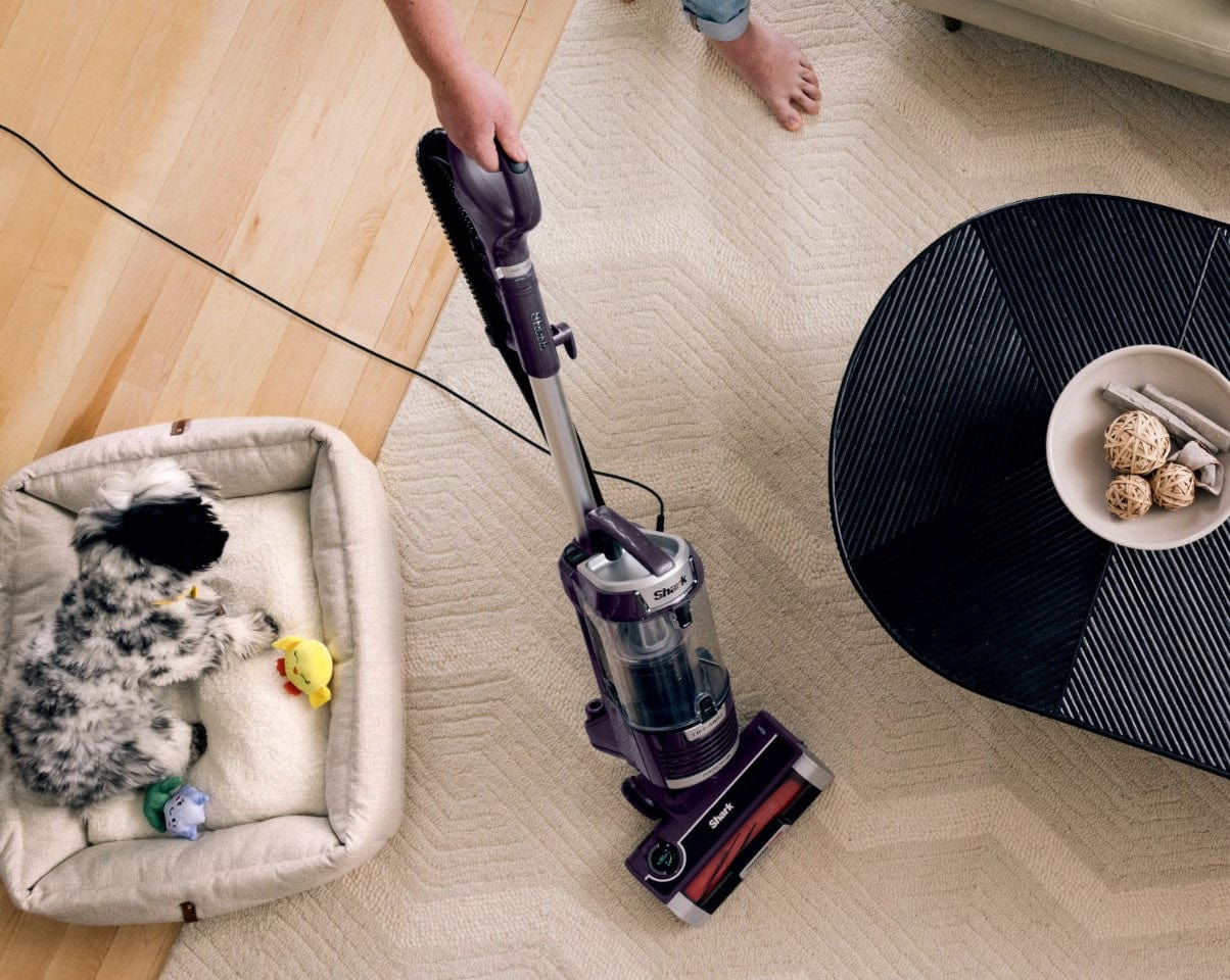 Shark Lift-Away with PowerFins HairPro & Odor Neutralizer Technology Upright Multi Surface Vacuum, Mauve - Certified Refurbished