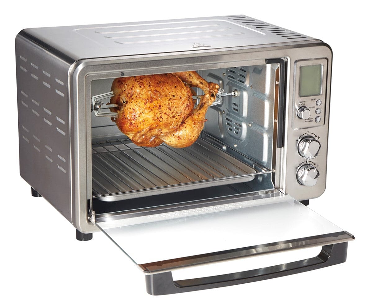 Hamilton Beach Sure-Crisp Digital Air Fryer Toaster Oven with Rotisserie - Certified Refurbished