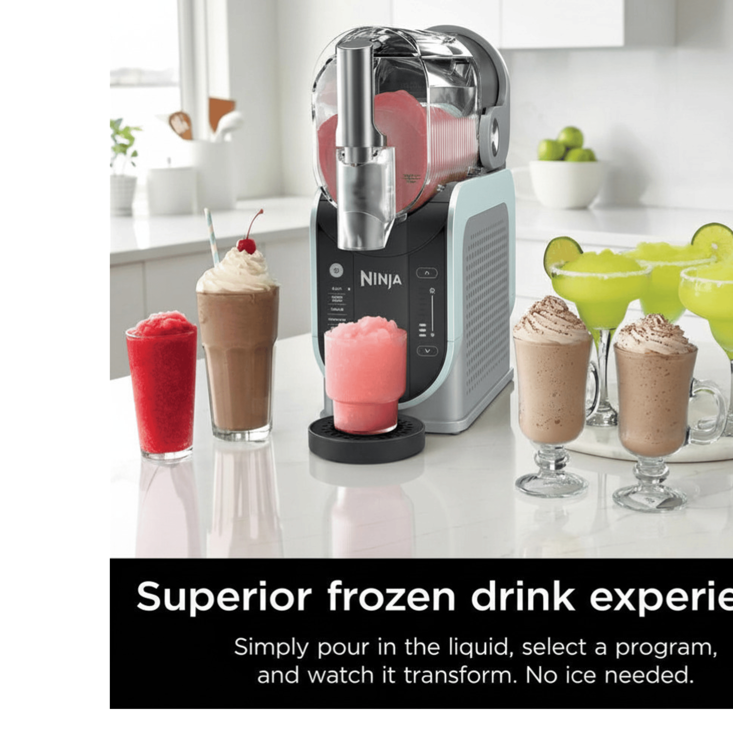 Ninja SLUSHi Professional Frozen Drink Maker, 96-oz. Capacity, 5 Preset Programs - Certified Refurbished