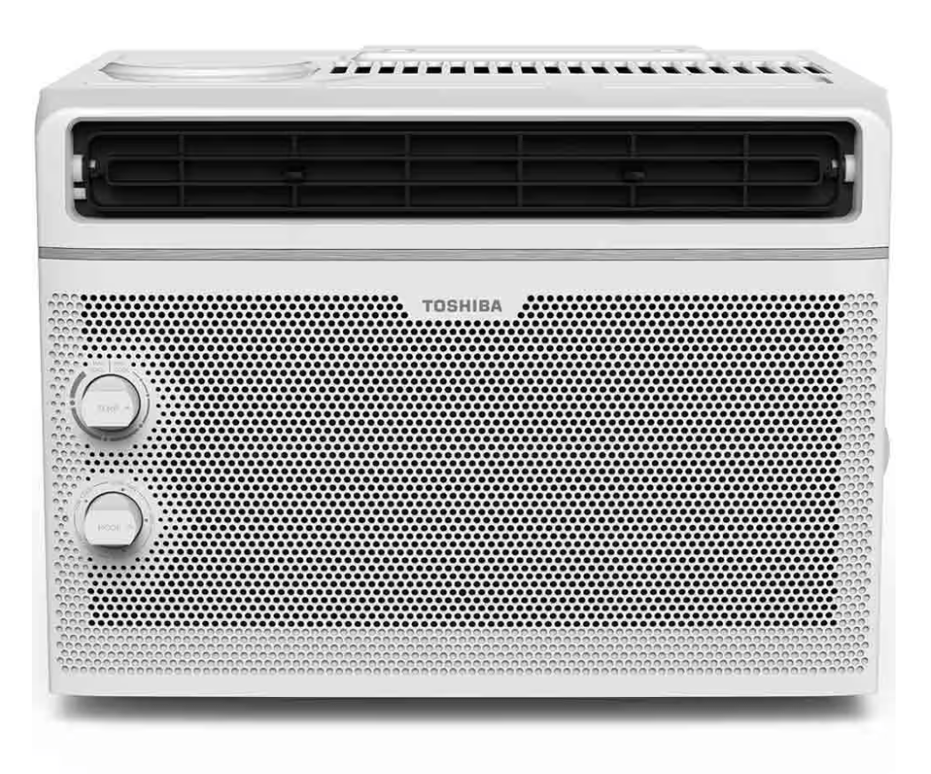 Toshiba 5000 BTU 115V Window Air Conditioner Cools 150 sq. ft., White - Certified Refurbished