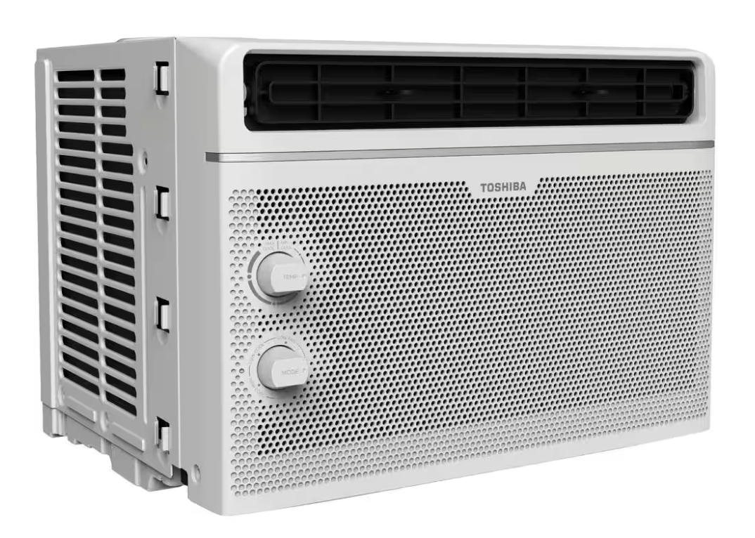 Toshiba 5000 BTU 115V Window Air Conditioner Cools 150 sq. ft., White - Certified Refurbished