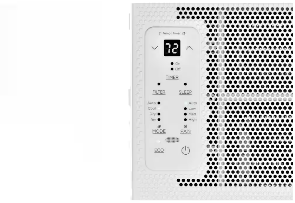 Toshiba 6000 BTU 115V Window Air Conditioner Cools 250 sq. ft. with Remote, White - Certified Refuribhsed