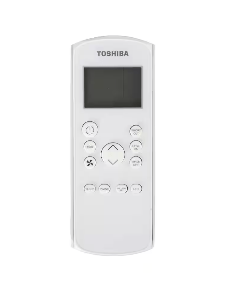 Toshiba 6000 BTU 115V Window Air Conditioner Cools 250 sq. ft. with Remote, White - Certified Refuribhsed