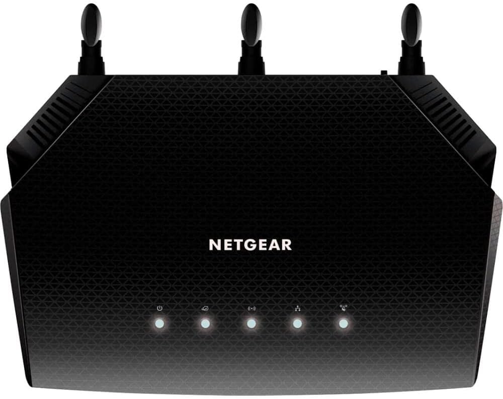 Netgear RAX10-100NAR 4-Stream AX1800 Dual-Band WiFi 6 Router - Certified Refurbished