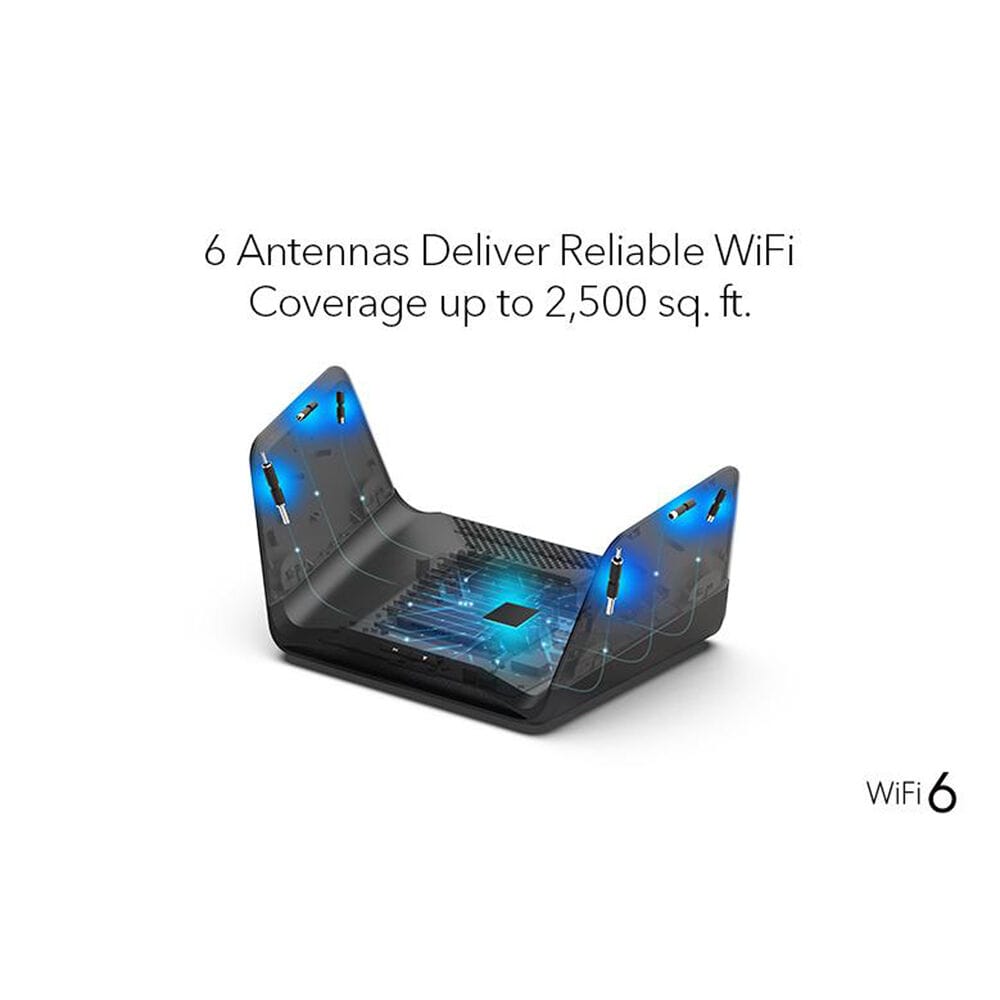 Netgear RAX70 Nighthawk AX6600 Tri-Band WIFI 6 Router - Certified Refurbished