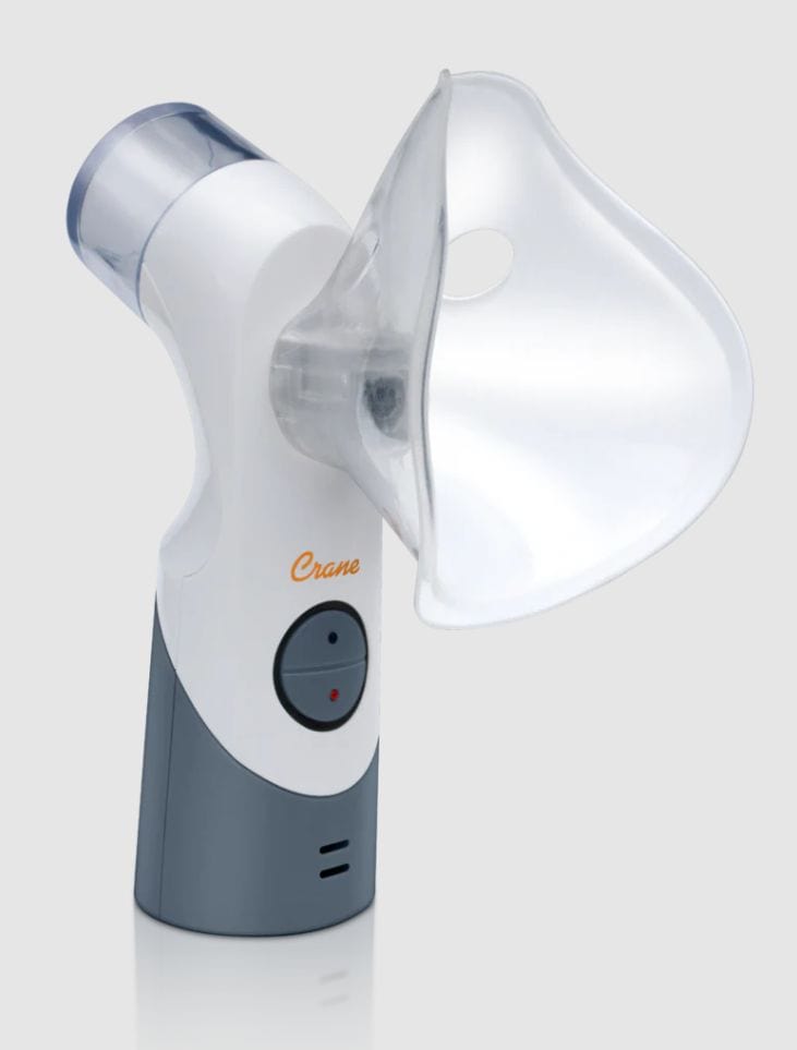 Crane Cordless Rechargeable Warm and Cool Mist Steam Inhaler - Certified Refurbished