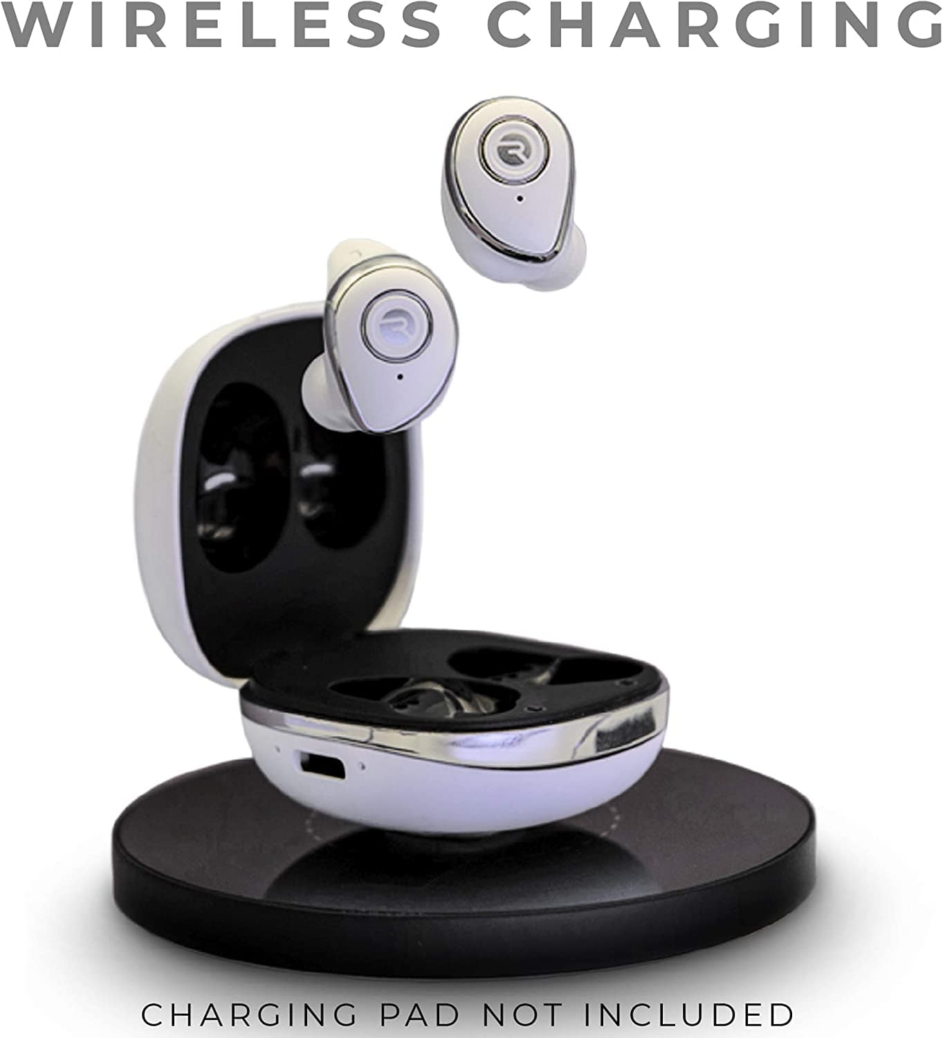 Raycon The Performer Ear Drums E55 Earbuds White - Seller Refurbished